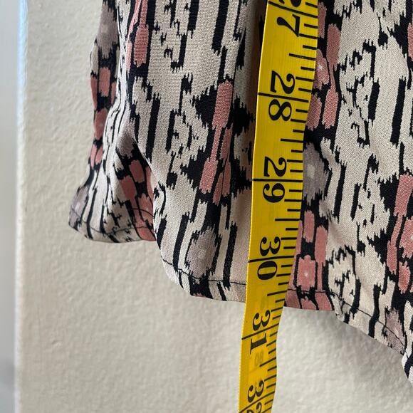 Free People Mini Dress One Shoulder Aztec Print - Picture 7 of 7